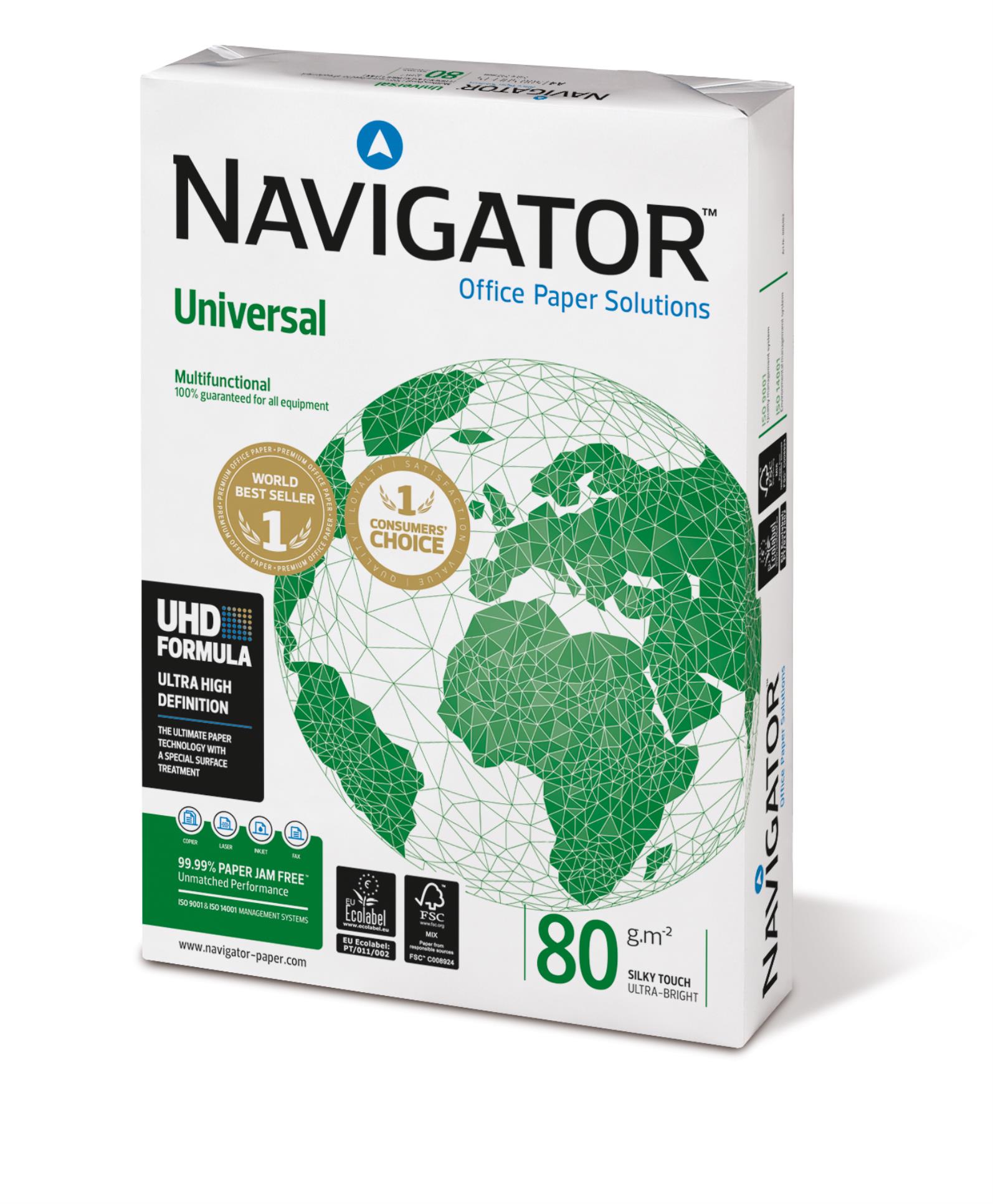 Kancelářský papír Navigator Universal - A4, 80 g, 500 listů