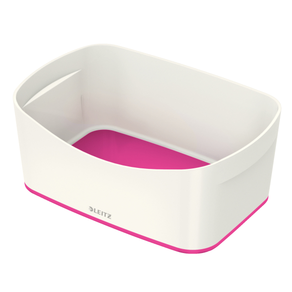 Stolní box Leitz MyBox, bílá/růžová