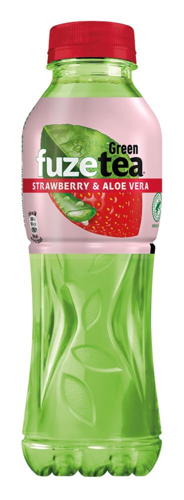 FuzeTea Ledový čaj Fuze Tea, zelený s jahodou, 0,5 l