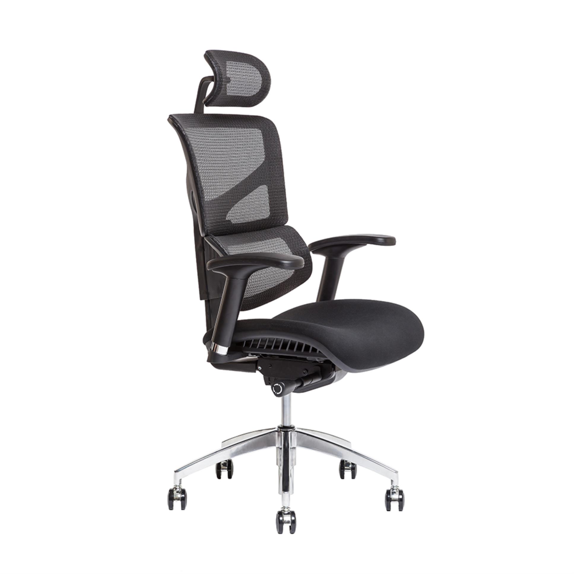 Office Pro Kancelářská židle Merope Exclusive, SY - synchro, černá/černá
