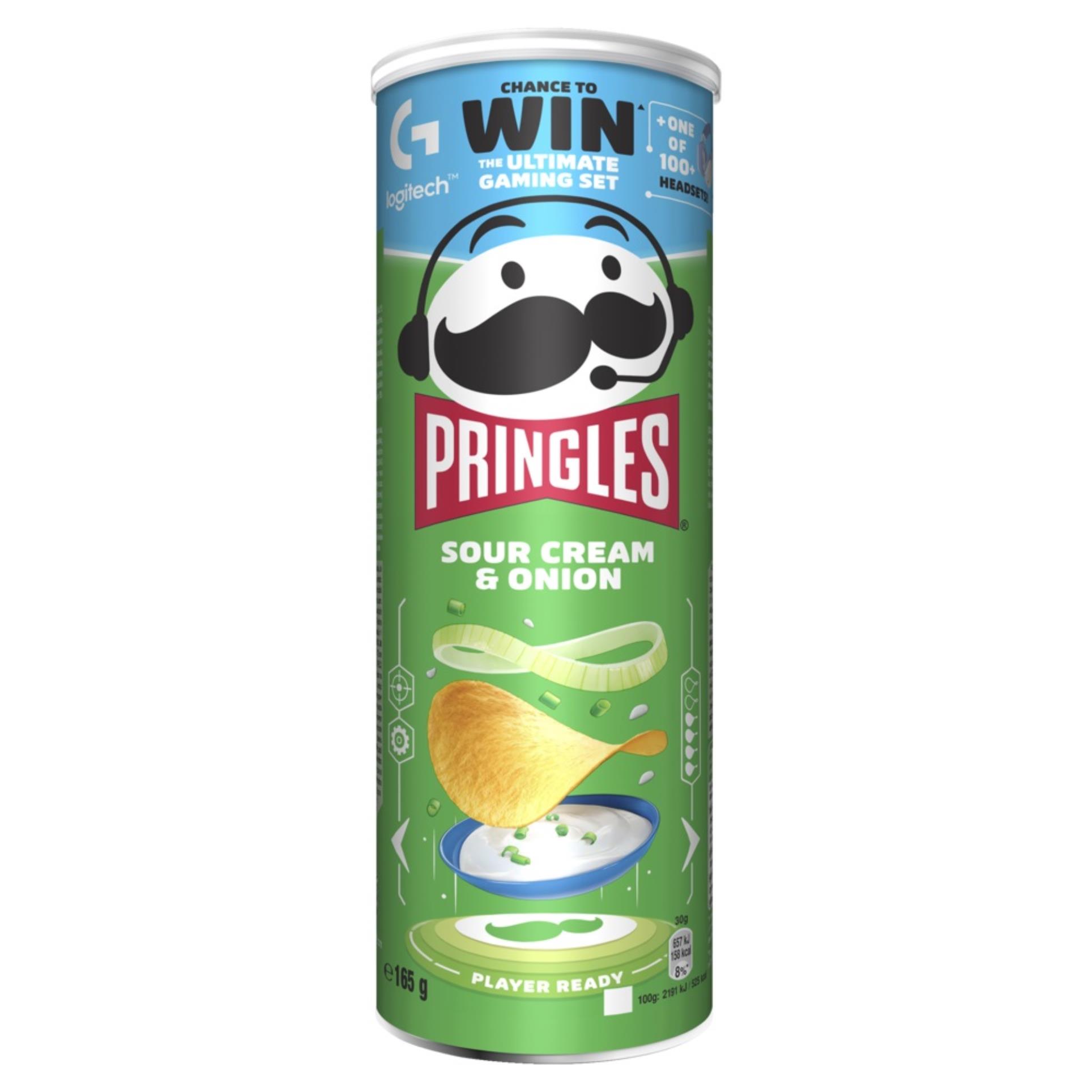 Pringles kysaná smetana a cibule, 165 g