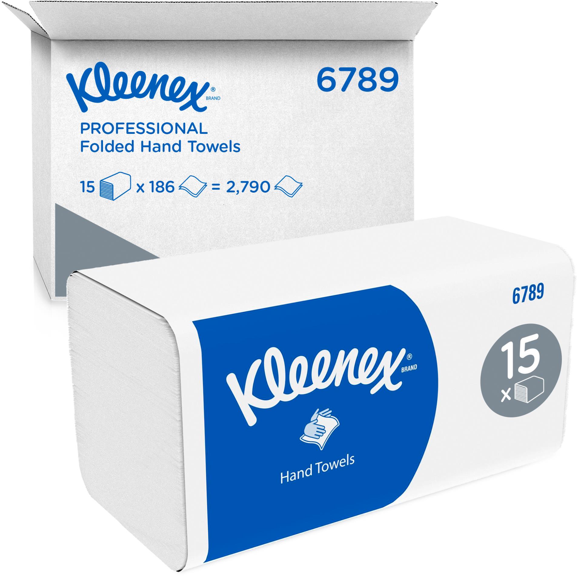 Kimberly Clark Skládané papírové ručníky KC Kleenex Ultra, bílé