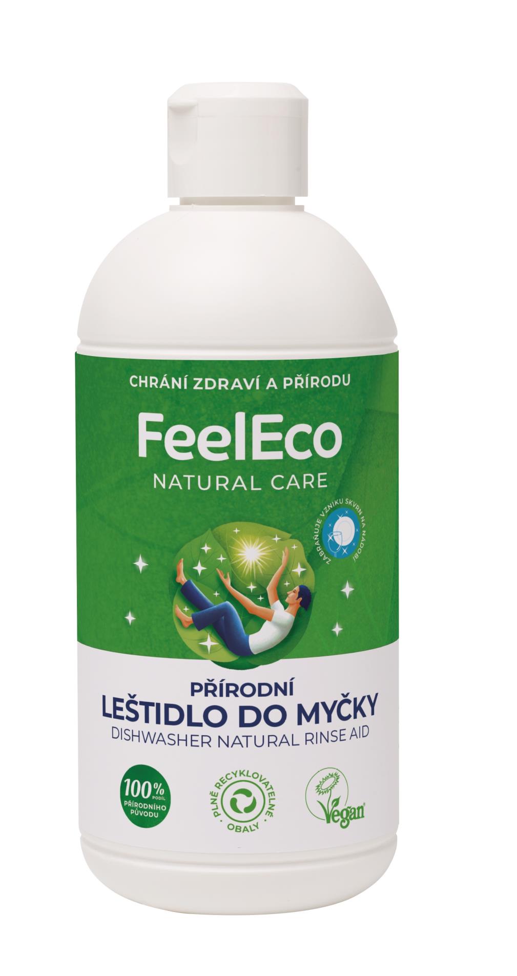 Ekologické leštidlo do myčky Feel Eco, 500 ml